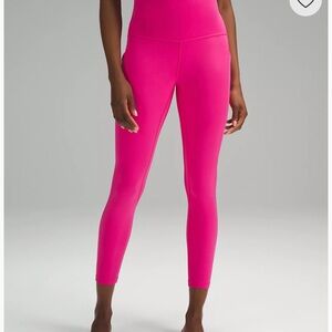 Lulu lemon Sonic pink leggings